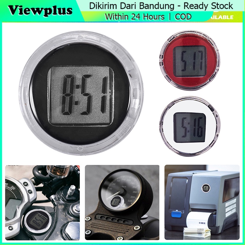 Jual Jam Digital Tempel Sepeda Motor Time Watch Mini Anti Air Aksesoris ...