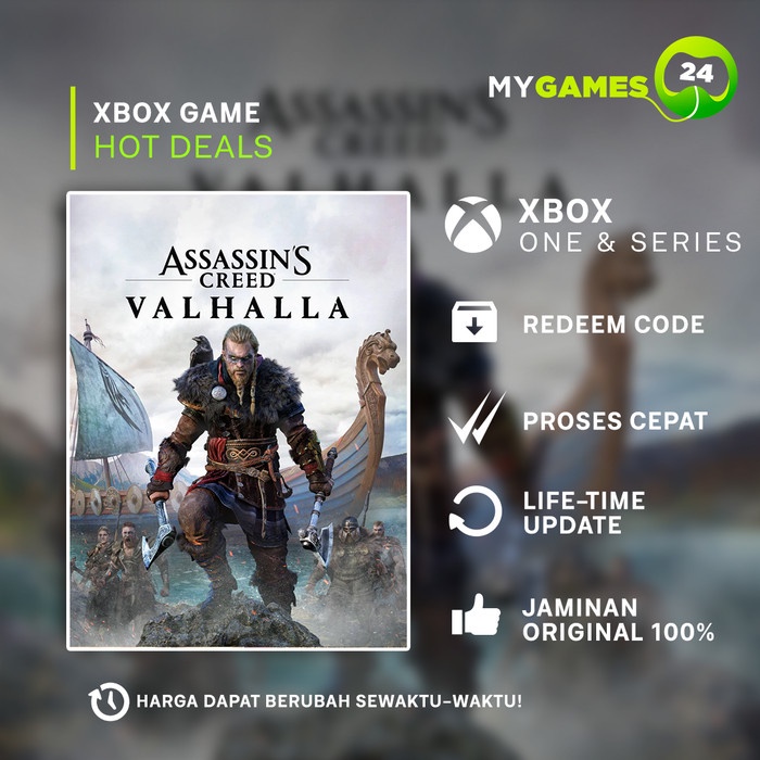 Jual MURAH- Assasins Creed Valhalla xbox one series X|S digital