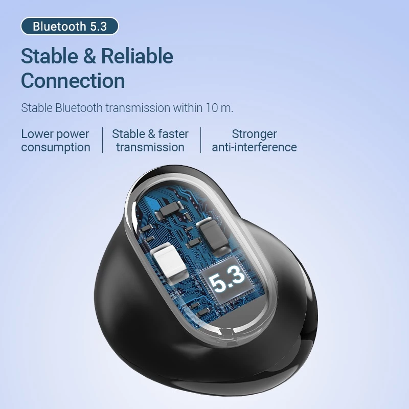Vention TWS Headset Bluetooth Wireless Earphone HiFi Tiny T12 Series
