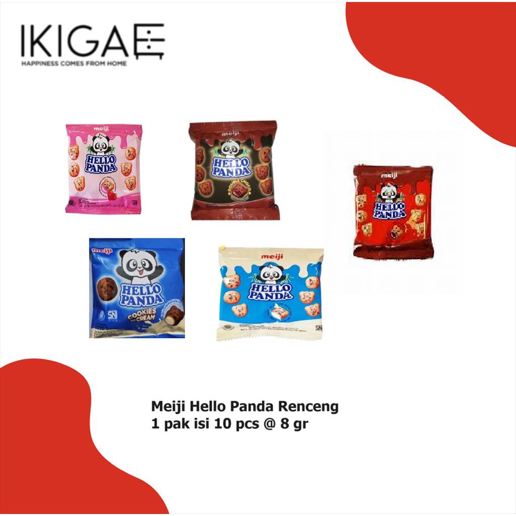 Jual MEIJI HELLOPANDA ANEKA RASA RENCENG 8 GR ISI 10 PCS | Shopee Indonesia