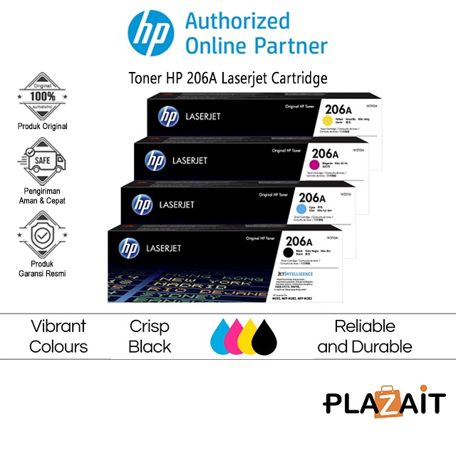 Jual HP Toner 206A LaserJet Cartridge Original & Baru | Shopee Indonesia