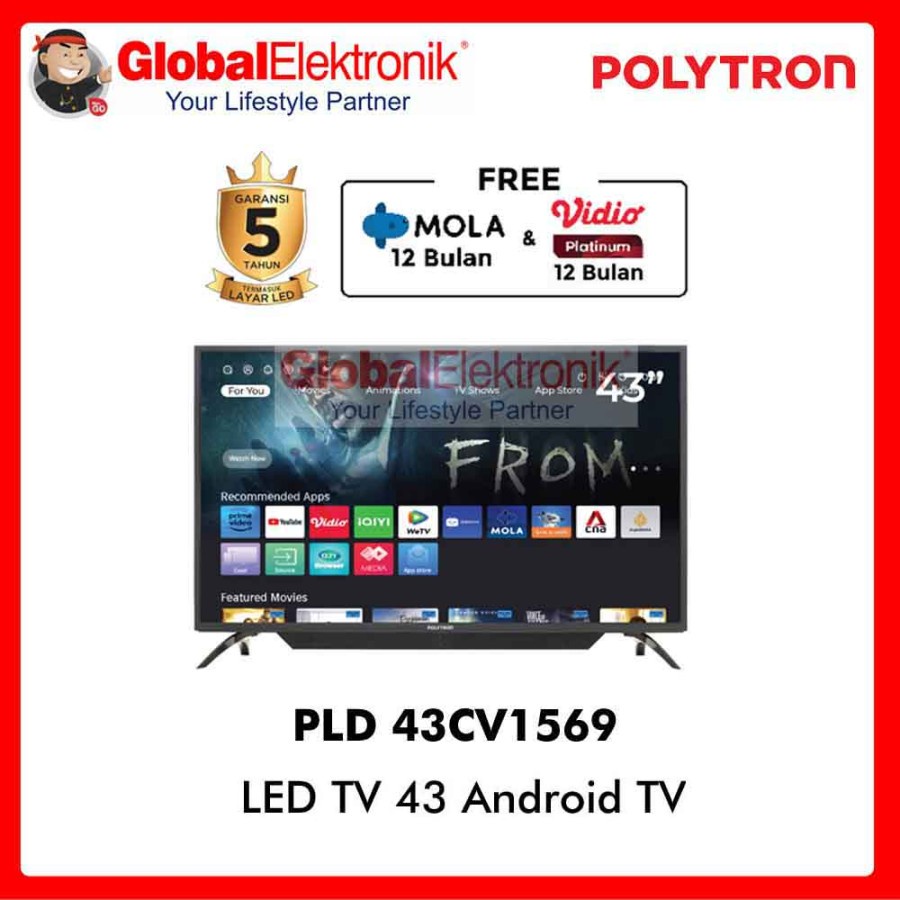 Jual Polytron Led Smart Digital Tv Inch Pld Cv Polytron Led