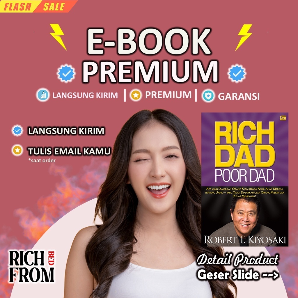 Jual Rich Dad Poor Dad [e Book] Robert T Kiyosaki Bahasa Indonesia