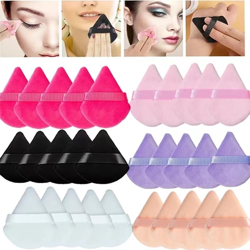 Jual spon segitiga spon bedak segitiga spon pizza make up sponge ...