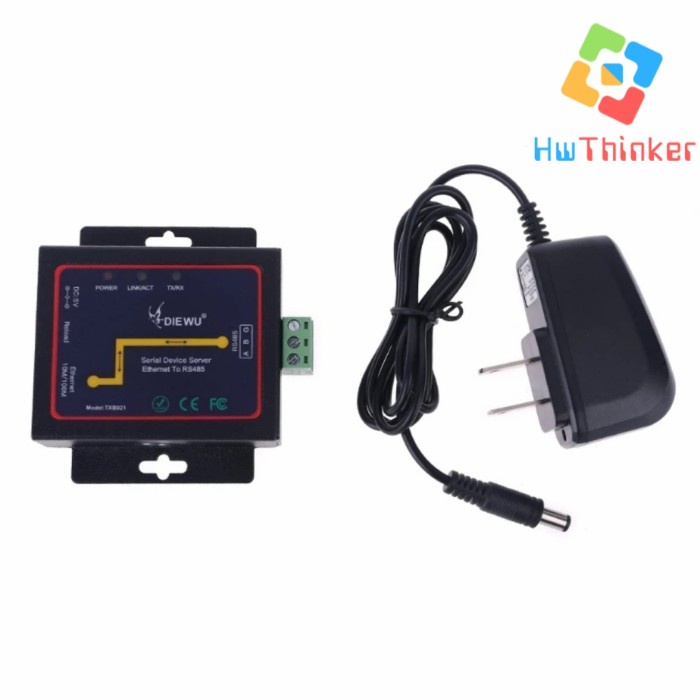 Jual Industrial Serial RS485 To TCP/IP LAN Converter Ethernet Server 3S ...