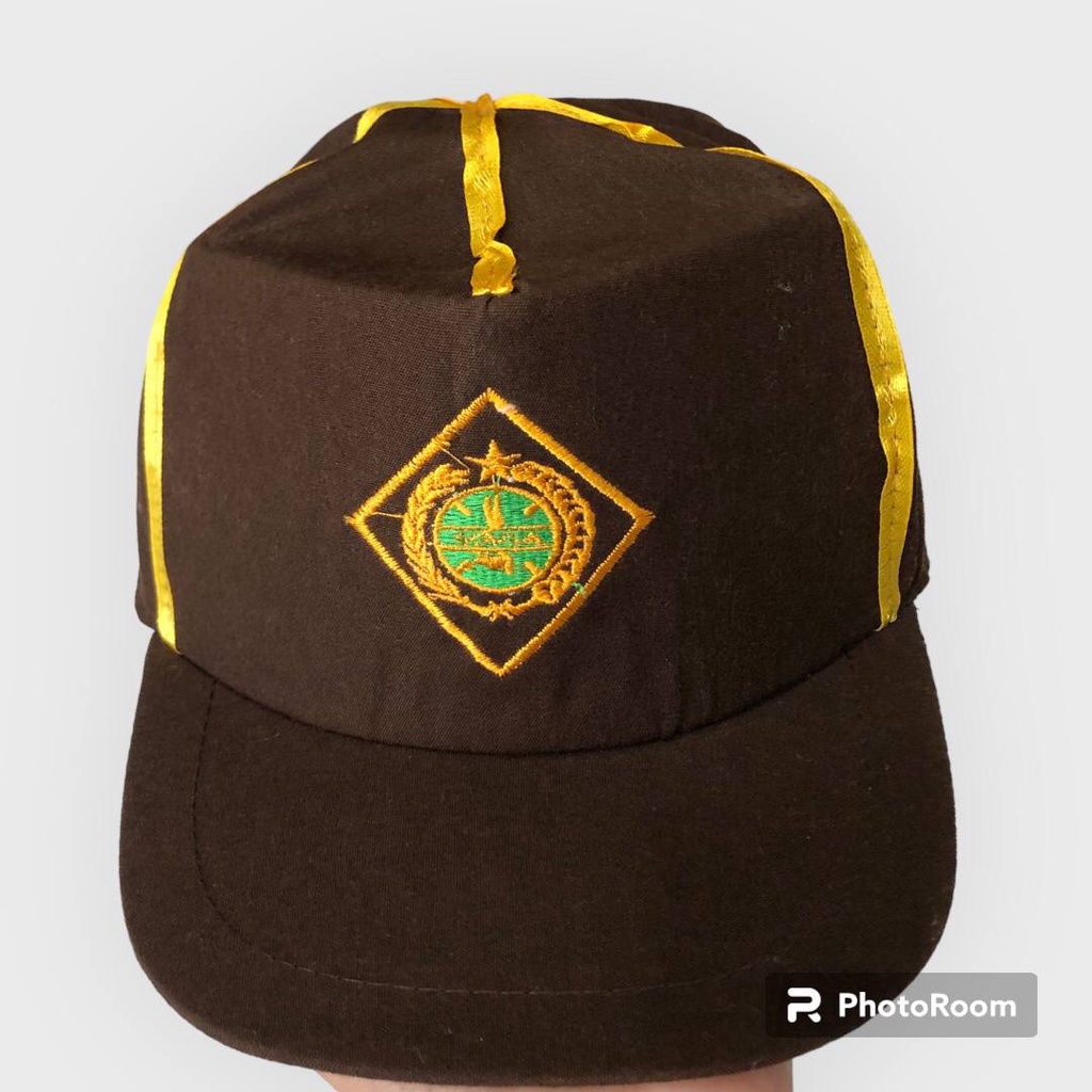 Jual TOPI SIAGA WARNA COKLAT KUNING | Shopee Indonesia