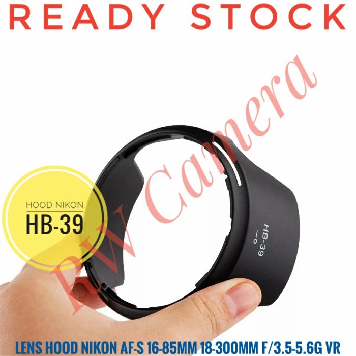 Afs Dx Nikkor 18300mm HB-39 Camera Lens Hood For Nikon AF-S 16