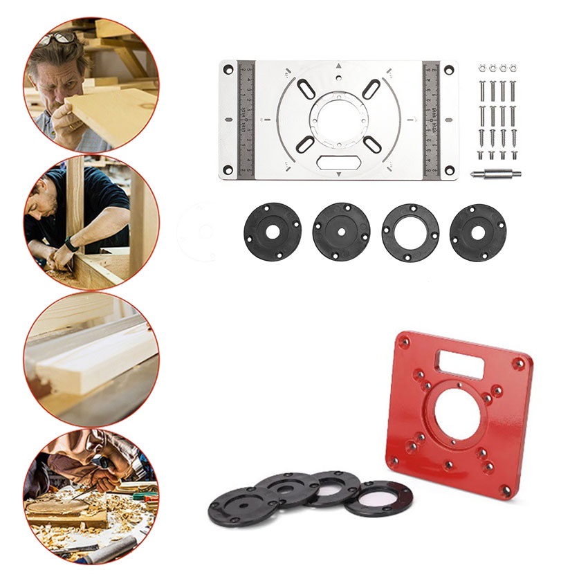 Jual GH34DD Table Router Trimmer Insert Plate Universal Plat Tatakan ...