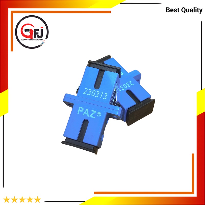 Jual Sambungan Fiber Optic Barrel FO SC-UPC Merk PAZ (Ecer) | Shopee ...