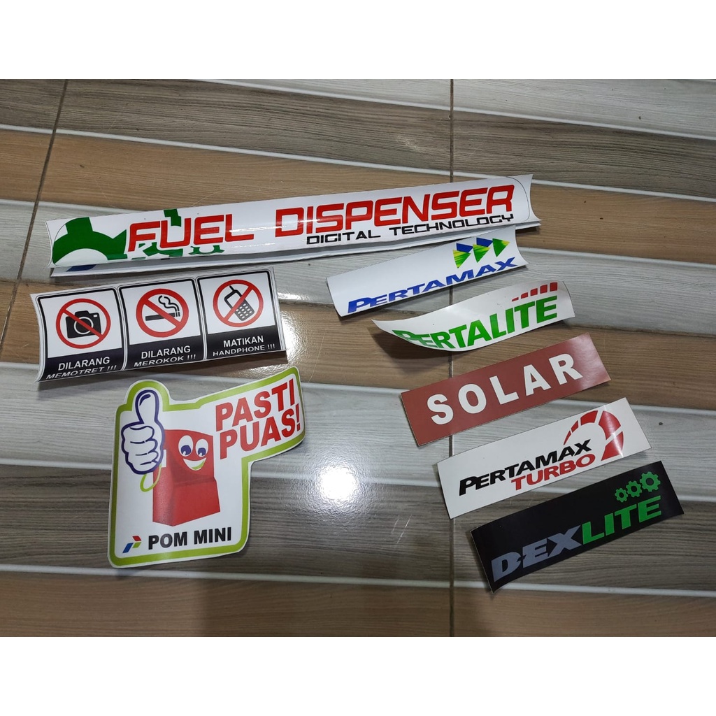 Jual Stiker Acessories Pom Mini Sticker Casing Box Pertamini Lengkap ...