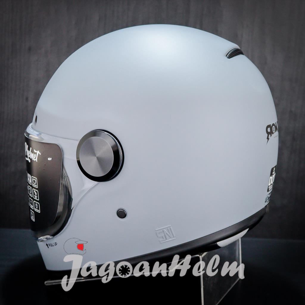 Jual JPX HELM JP ROKR SOLID | GREY DOFF | RETRO CLASSIC | Shopee Indonesia
