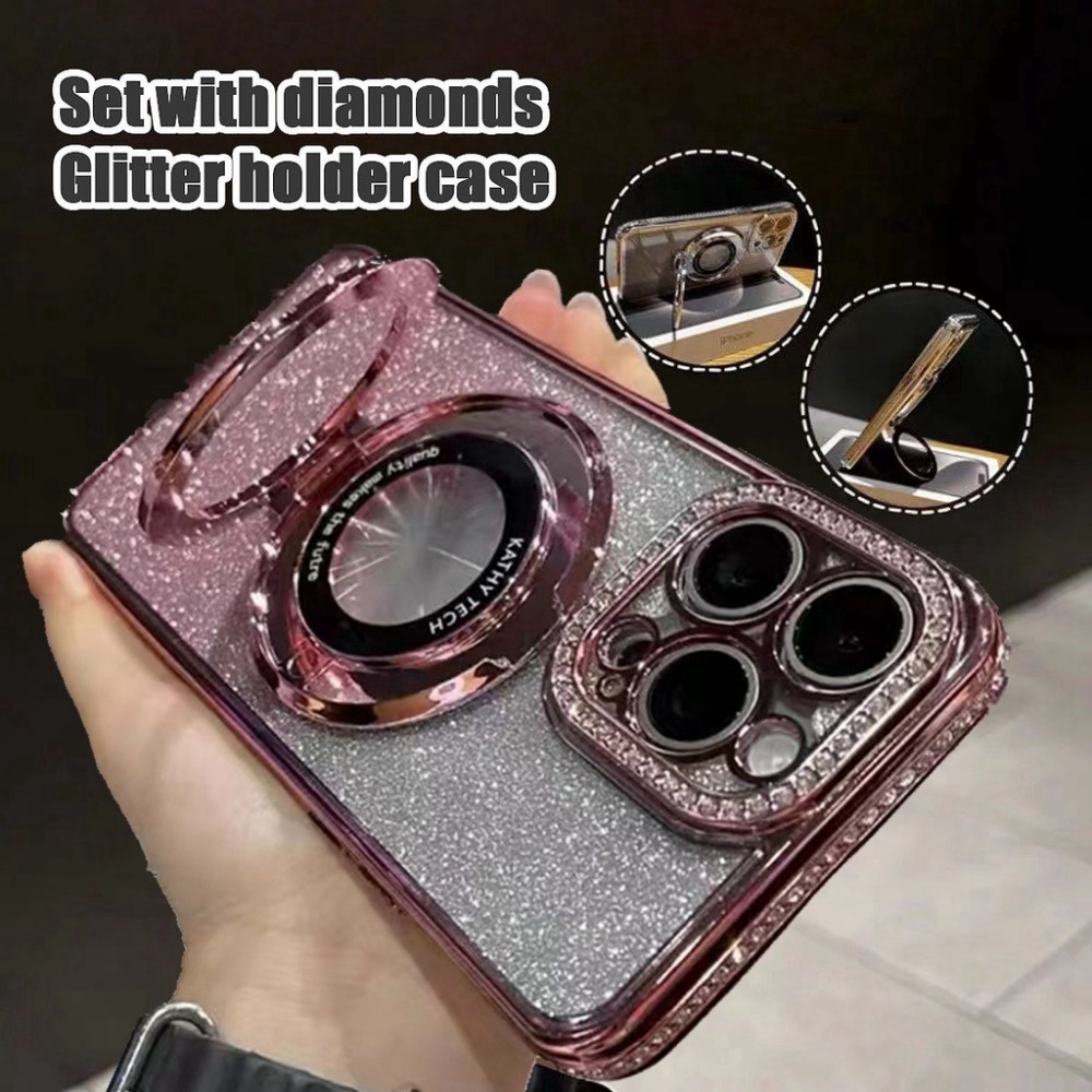 Plating Heart Crossbody Lanyard Case For IPhone 16 15 14 13 12 11 & More -  Multicolor