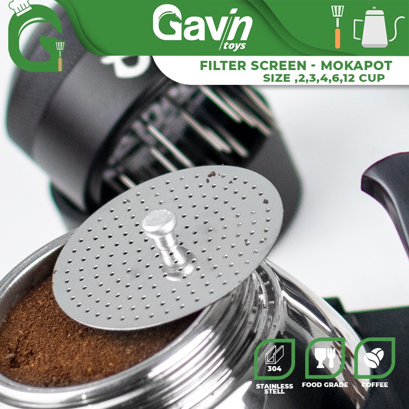 Jual Filter Coffee Reducer Mokapot Filter Screen Moka Pot Saringan