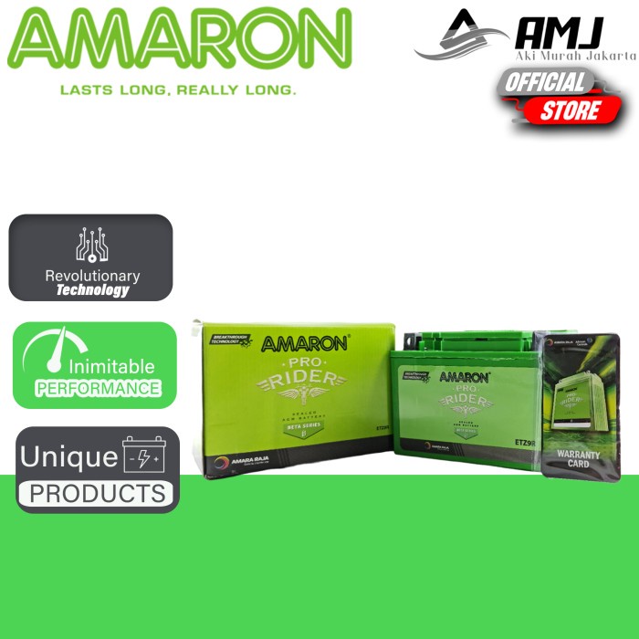 Jual Aki Motor Benelli Zafferano 250 AMARON ETZ9R / YTX9BS Aki Kering