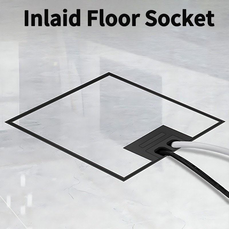 Jual Sleek and Hidden: EU Ultra-Thin Flat Floor Socket in 304 Stainless ...