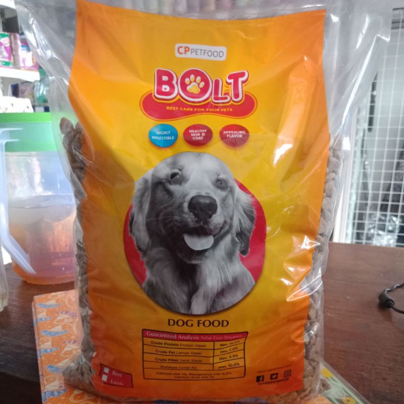 Jual Bolt Dog Food | lamb flavor 1kg |makanan anjing | Shopee Indonesia