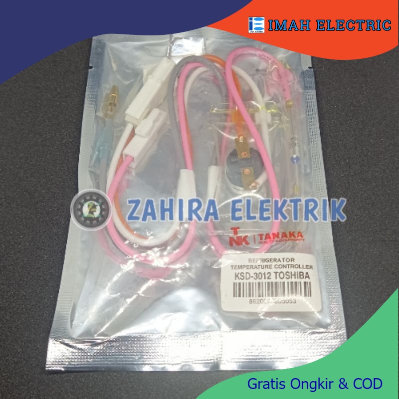 Jual Defrost Fuse Kulkas 2 Pintu Model Bimetal Toshiba (COD_ Shopee Indonesia