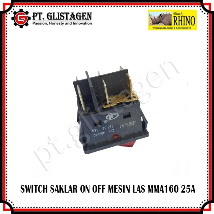 Jual Switch Saklar On Off Mesin Travo Las MMA 160 25A Rhino | Shopee ...