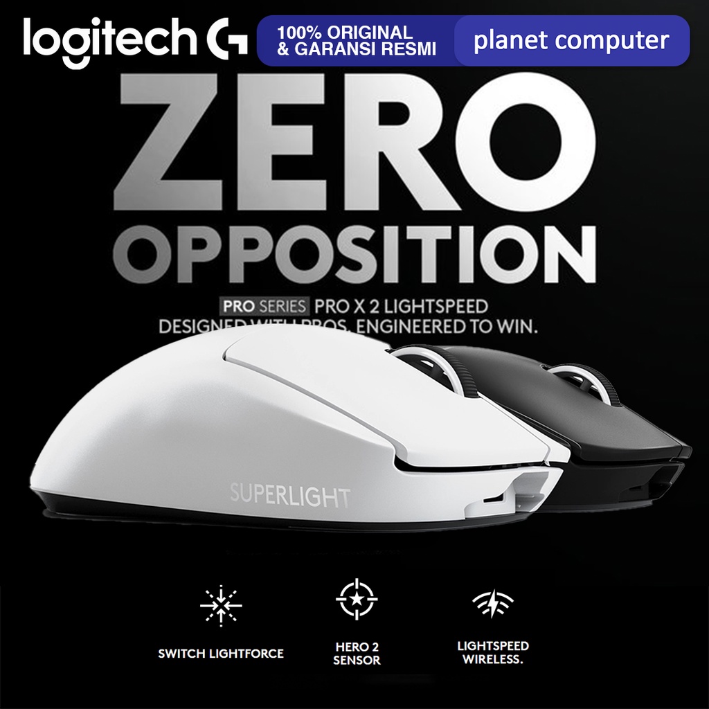 Jual Logitech G PRO X SUPERLIGHT 2 Mouse Gaming Wireless E Sports