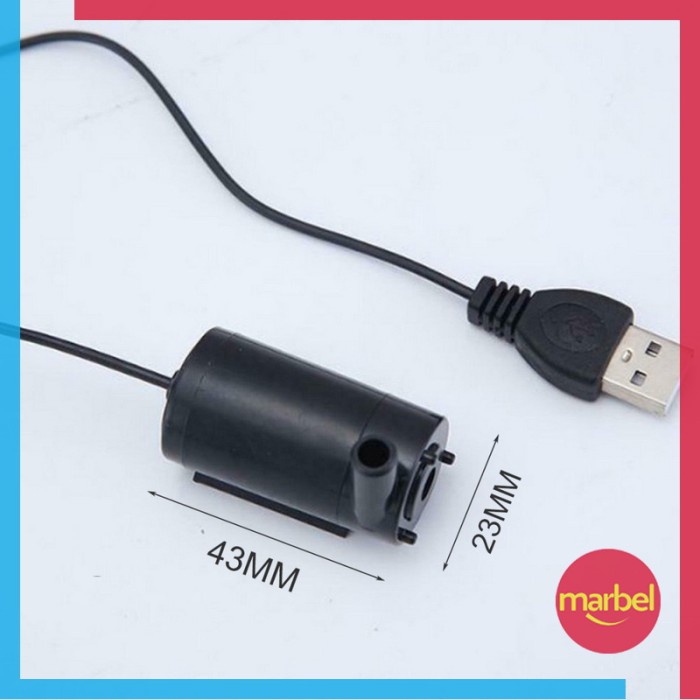 Jual Pompa Air Mini Elektrik Pompa Akuarium Colokan USB DC 5V PUM525 ...