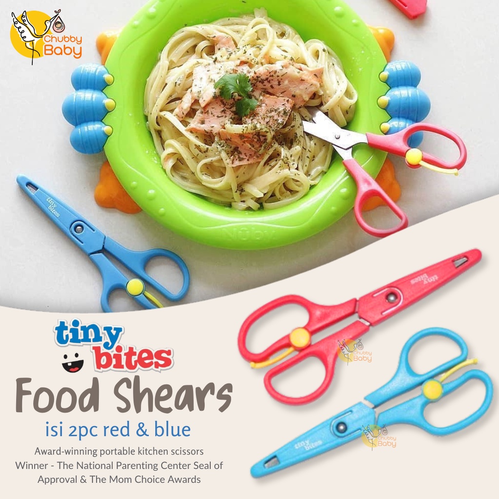 Purple)Food Shears Stainless Steel Baby Scissors Food Scissor With