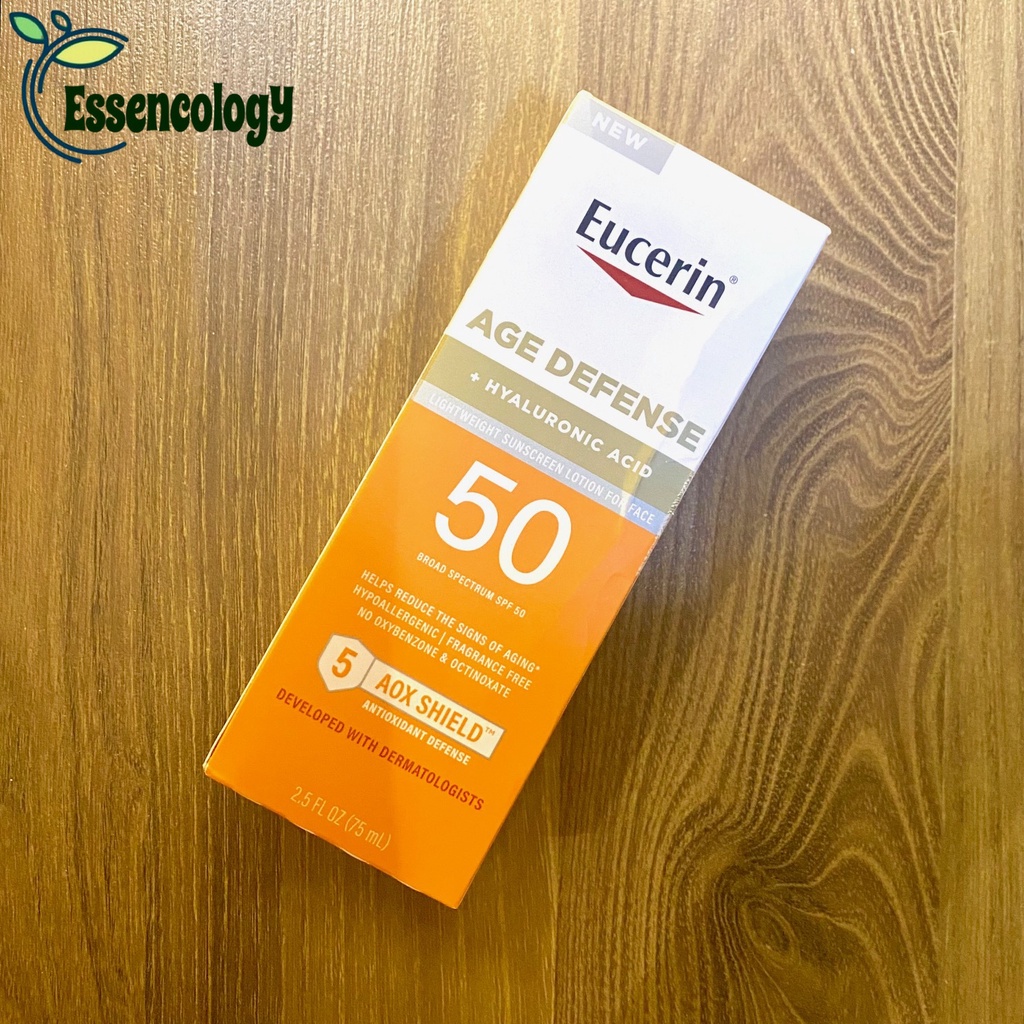Jual Eucerin Age Defense Lightweight Sunscreen Lotion SPF 50 with