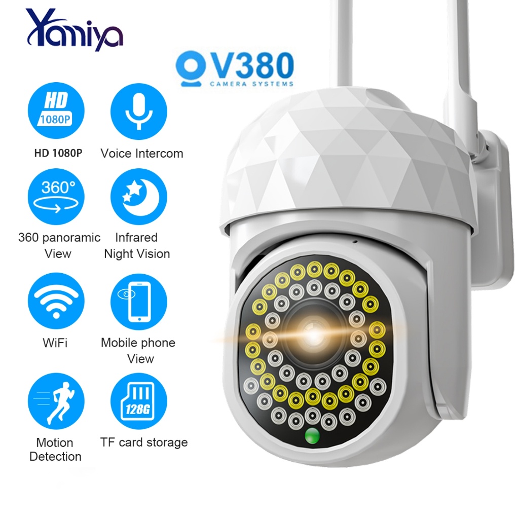 Jual Yamiya Kamera CCTV V380 PRO IP Kamera Outdoor CCTV Wifi 8MP 1080P ...