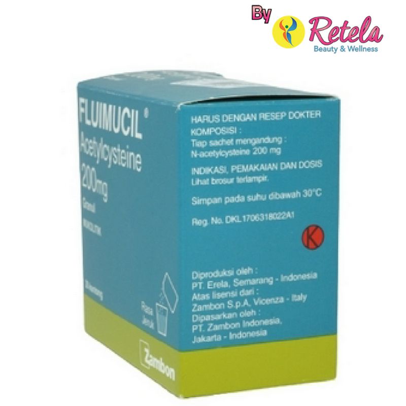 Jual FLUIMUCIL 200MG SERBUK SACHET | Shopee Indonesia