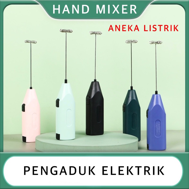 Jual Aneka Hand Mixer Mini Elektrik Pengaduk Dalgona Coffe Pengocok