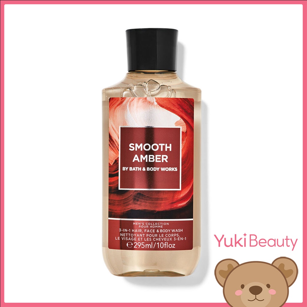 Jual [Manado] Bath & Body Works Smooth Amber 3-in-1 Hair Face Body Wash