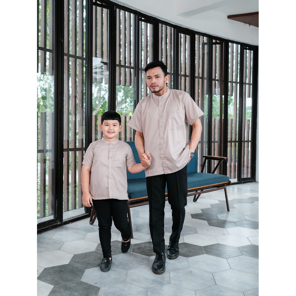 Jual Koko Pria - Raya Collection Koko Pria Dewasa & Anak Katun Polos ...