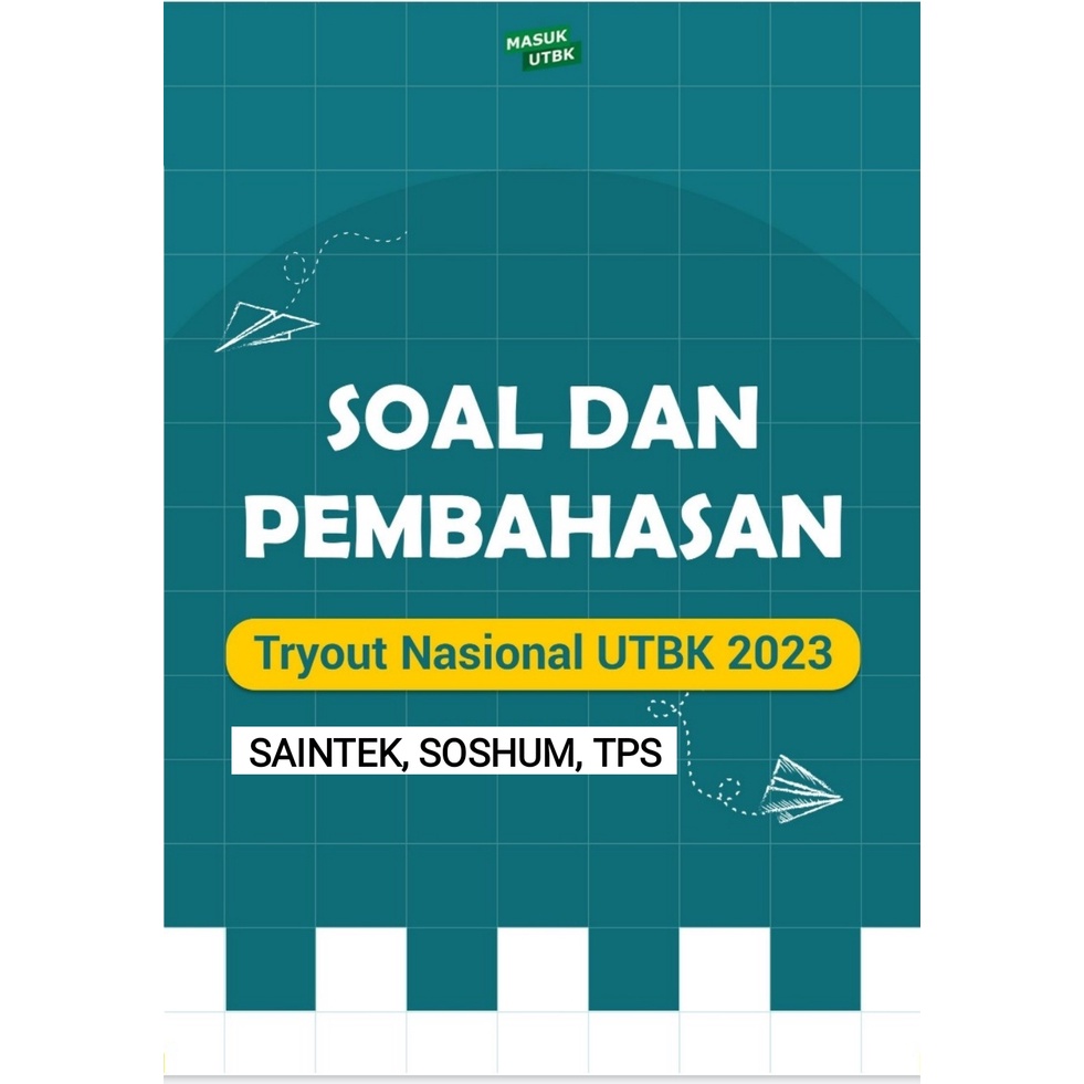 Jual E Buku Soal Dan Pembahasan Tryout Nasional Utbk 2023 Pdf Toko Buku Asupankita Shopee 