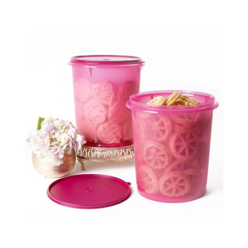 Jual TUPPERWARE GIANT CANISTER 8.5 LITER GOLD PINK HIJAU TOSKA UNGU MUDA Shopee Indonesia