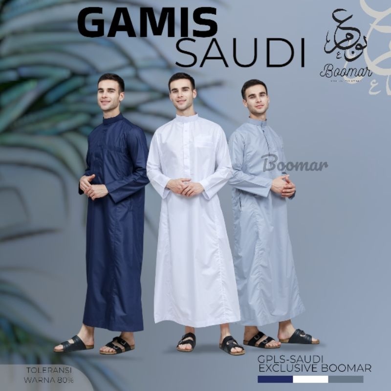 Jual Boomar - Gamis Pria Saudi Premium Boomar Bahan Katun Super Spun ...