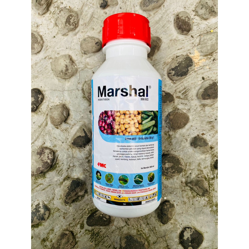 Jual MARSHAL 200EC kemasan 500ml Insektisida Akarisida racun kontak dan ...