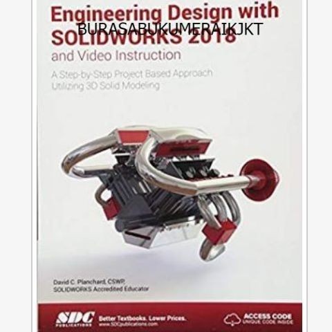 Jual Engineering Design with SOLIDWORKS 2018 and Video Instruction ...