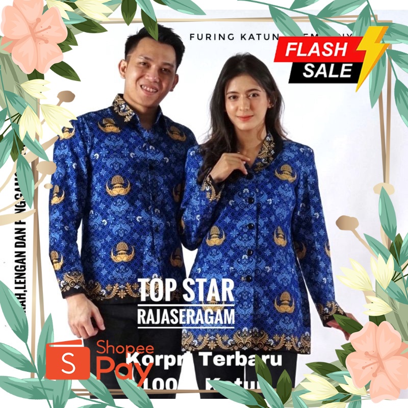 Jual SRAGAM HARI PAHLAWAN //Baju Seragam Kemeja Blus Pria Wanita Batik ...