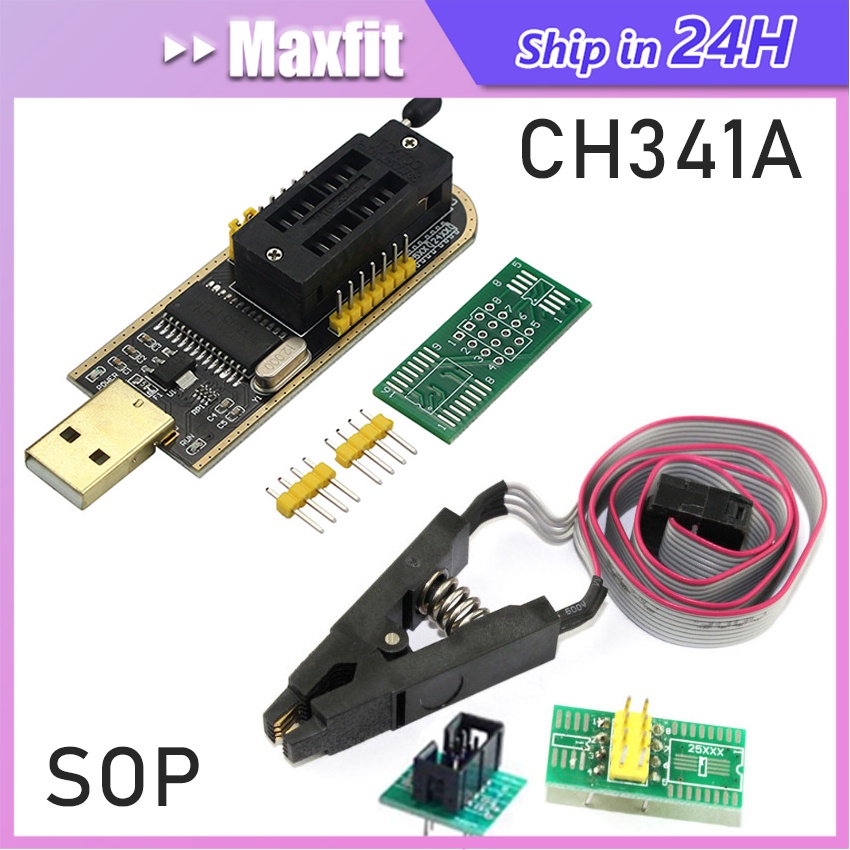 Jual Ch341A USB Programmer Paket Komplit Alat Flash IC Eeprom TV Led ...