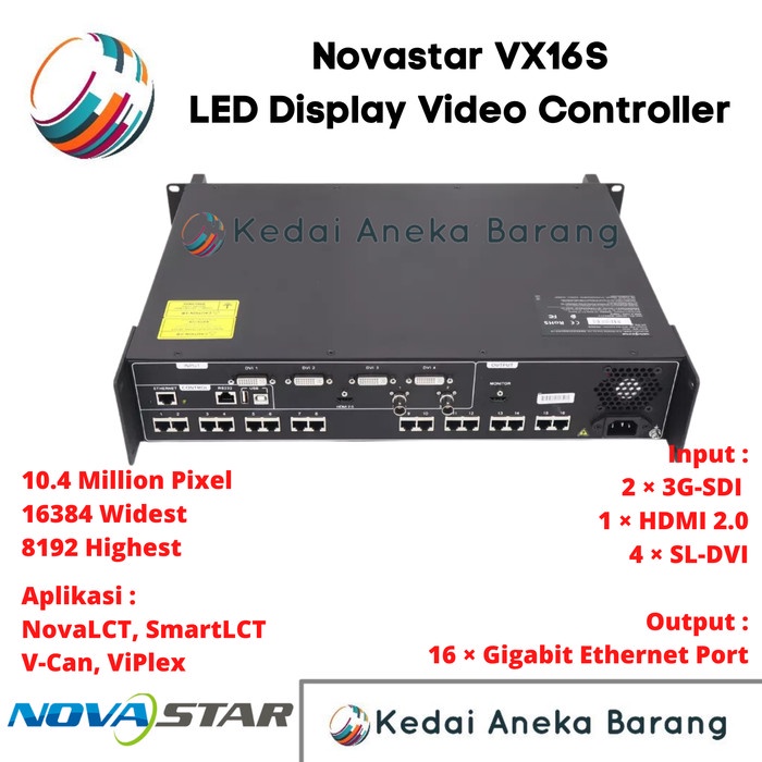 Jual Novastar VX16S LED Video Processor Videotron Controller Sending ...