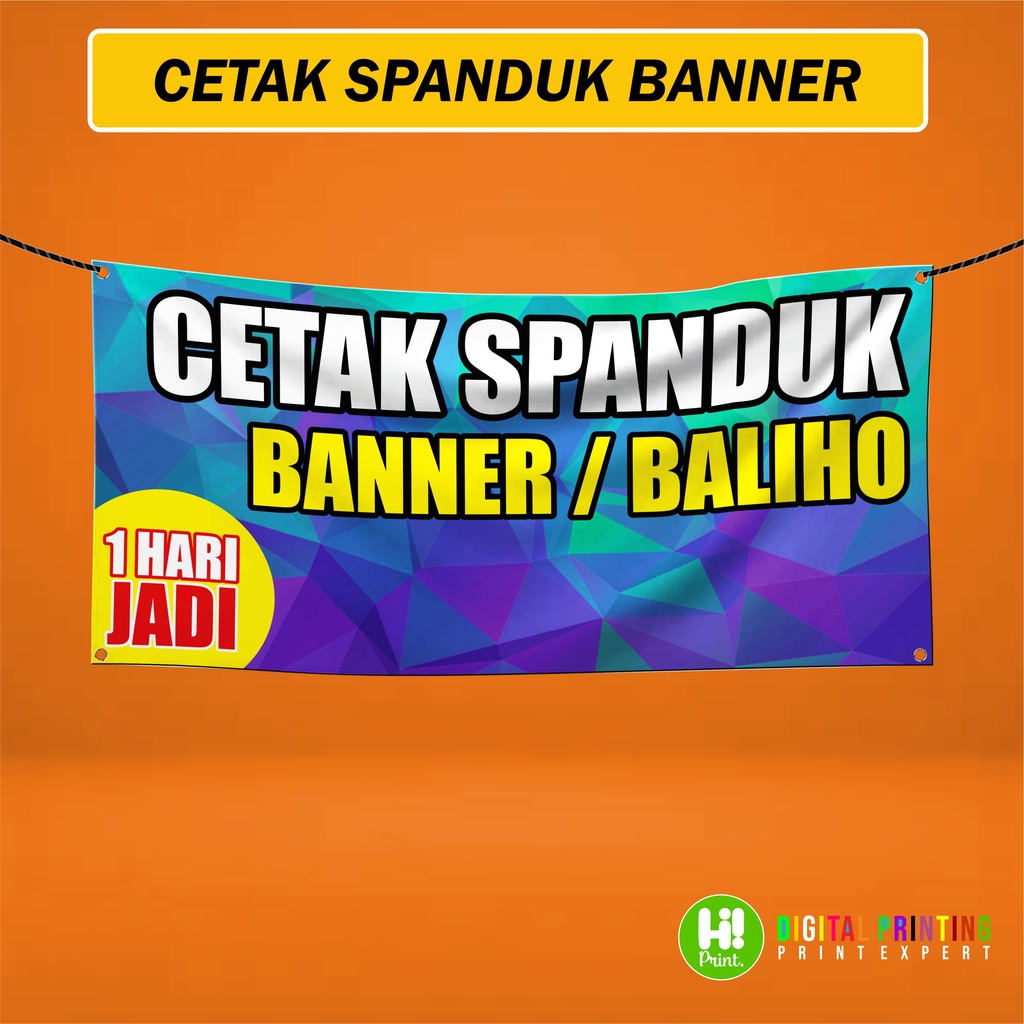 Jual Cetak Spanduk Banner Baliho Murah Free Design Varian Bahan Banner Custom Shopee Indonesia 6534
