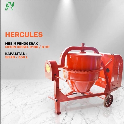 Jual Beton Molen Hercules Concrete Mixer Kapasitas Kg Shopee