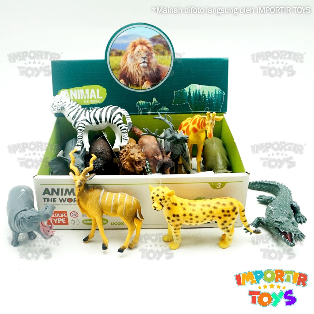 Jual Mainan anak hewan ANIMAL FIGUR / Animal Figure Set / mainan hewan ...