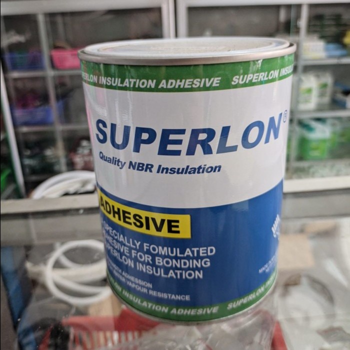 Jual LEM SUPERLON ADHESIVE UKURAN 1 LITER KEMASAN KALENG | Shopee Indonesia