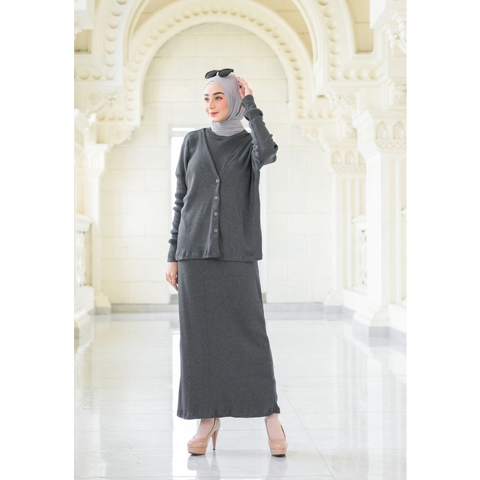 Jual Hijab Ellysha DIANA ONE SET BASIC NURSING DRESS - coral | Shopee ...