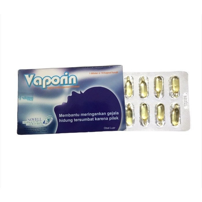 Jual Vaporin Inhalasi Liquid Melegakan Hidung Tersumbat | Shopee Indonesia
