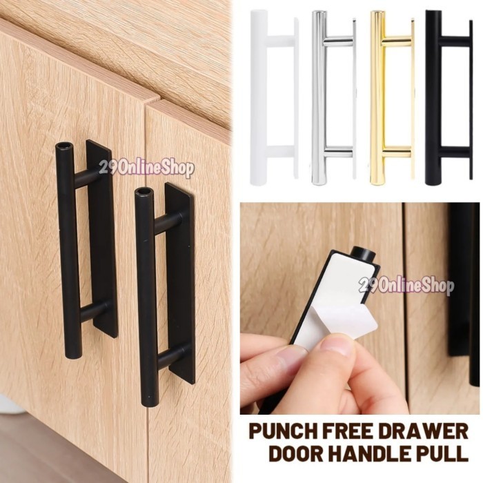 Jual gagang handle handel tempel lemari rak laci pintu geser jendela ...