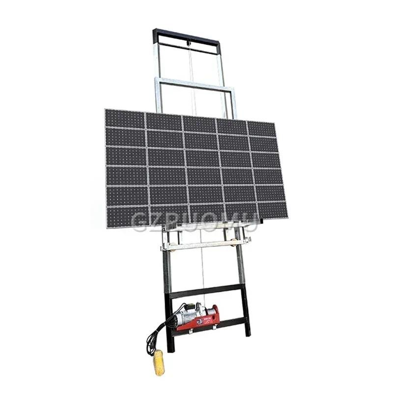 Jual 12M Electric Cargo Lift Hoist Elevator Lift Solar Panel Lifter ...