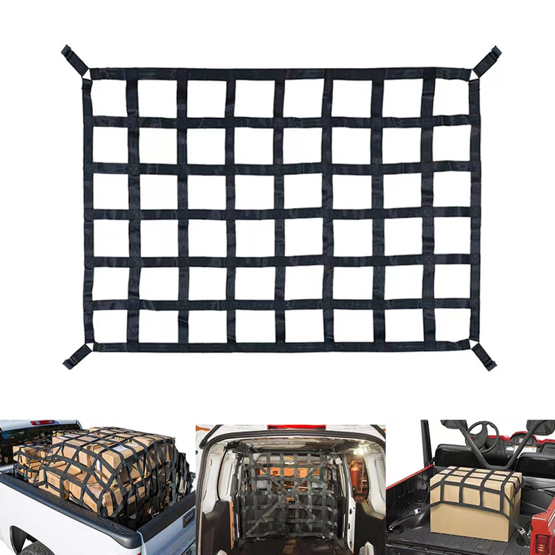 Jual Car Trunk Rooftop Net Mesh Cargo Net Heavy Cargo Net Truck Trailer ...