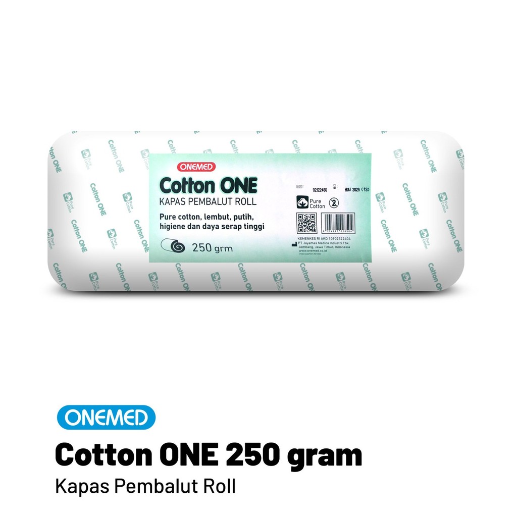 jual-onemed-cotton-one-250-gram-kapas-pembalut-shopee-indonesia