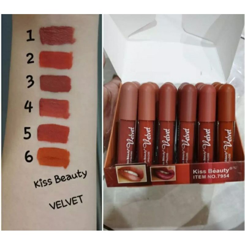 Jual Kiss Beauty Velvet 7954 (24pc) | Shopee Indonesia